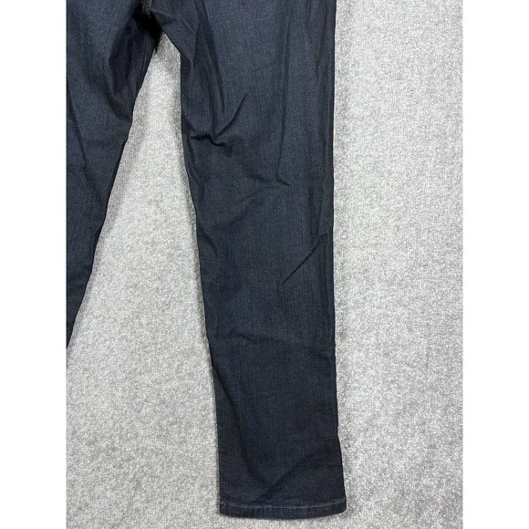 Liz Claiborne Slim Fit Straight Leg Jeans Womens Size 14 Dark Wash Blue Denim - Picture 11 of 16